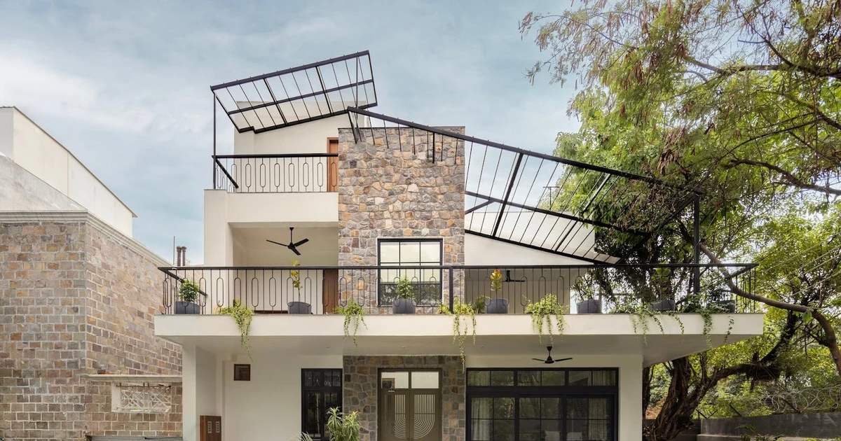 View - Ngôi nhà 3 tầng thoáng đãng với 4 khoảng thông tầng sáng tạo | Báo Tri thức và Cuộc sống - TIN TỨC PHỔ BIẾN KIẾN THỨC 24H