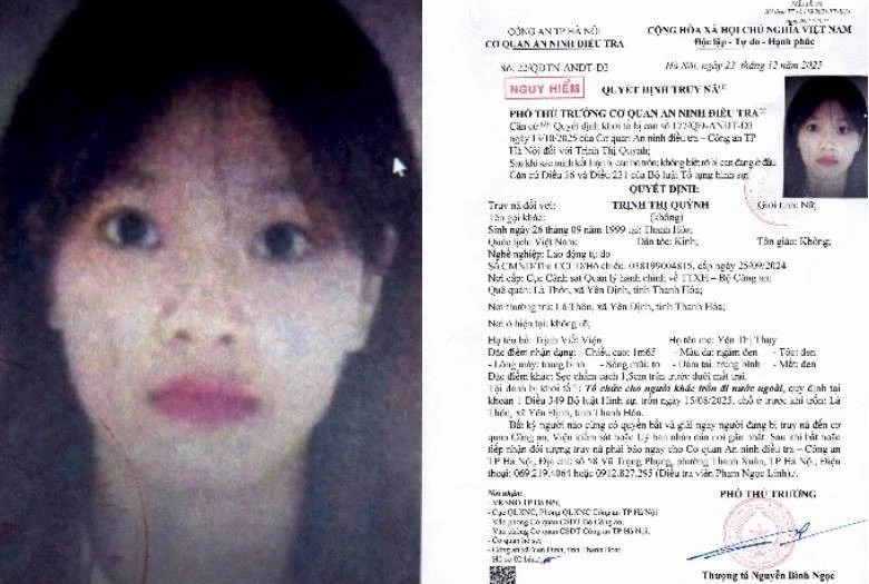 Gallery - Công an Hà Nội truy nã người phụ nữ tổ chức cho người khác trốn đi nước ngoài | Báo Tri thức và Cuộc sống - TIN TỨC PHỔ BIẾN KIẾN THỨC 24H