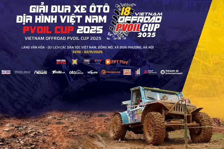 PVOIL VOC 2025 sẽ là giải đua ôtô địa hình quy mô lớn nhất lịch sử