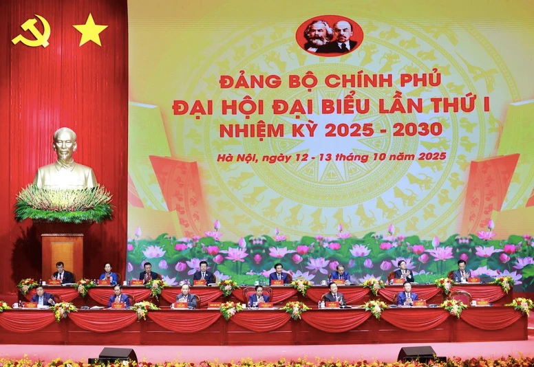 Khai mạc Đại hội đại biểu Đảng bộ Chính phủ lần thứ I