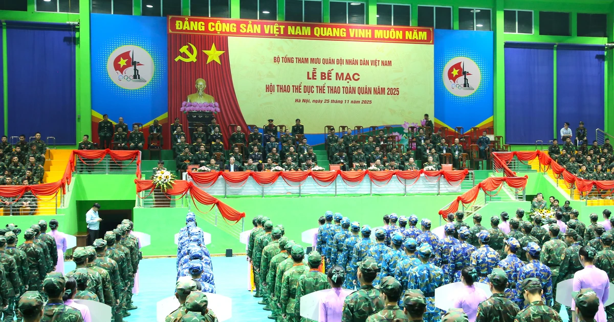 View - Bế mạc Hội thao Thể dục thể thao toàn quân năm 2025 | Báo Tri thức và Cuộc sống - TIN TỨC PHỔ BIẾN KIẾN THỨC 24H