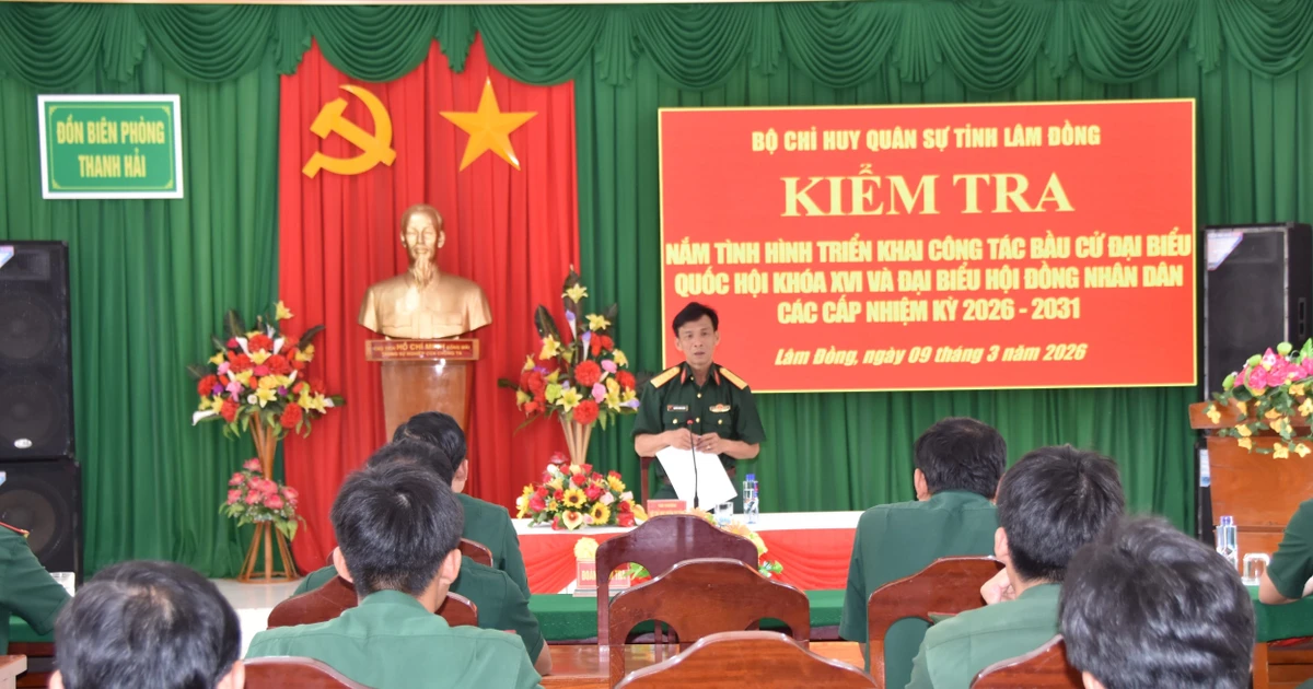 View - Bộ CHQS tỉnh Lâm Đồng kiểm tra công tác chuẩn bị bầu cử tại Phan Thiết | Báo Tri thức và Cuộc sống - TIN TỨC PHỔ BIẾN KIẾN THỨC 24H