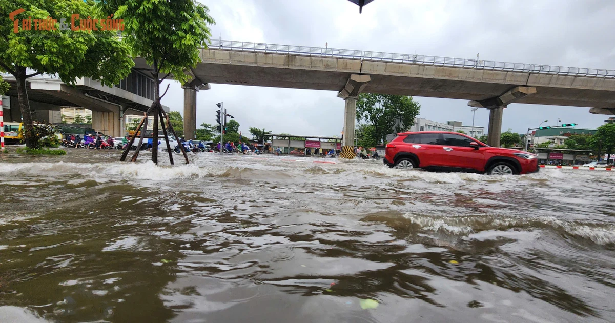 Chi tiết 65 điểm ngập úng lớn tại Hà Nội