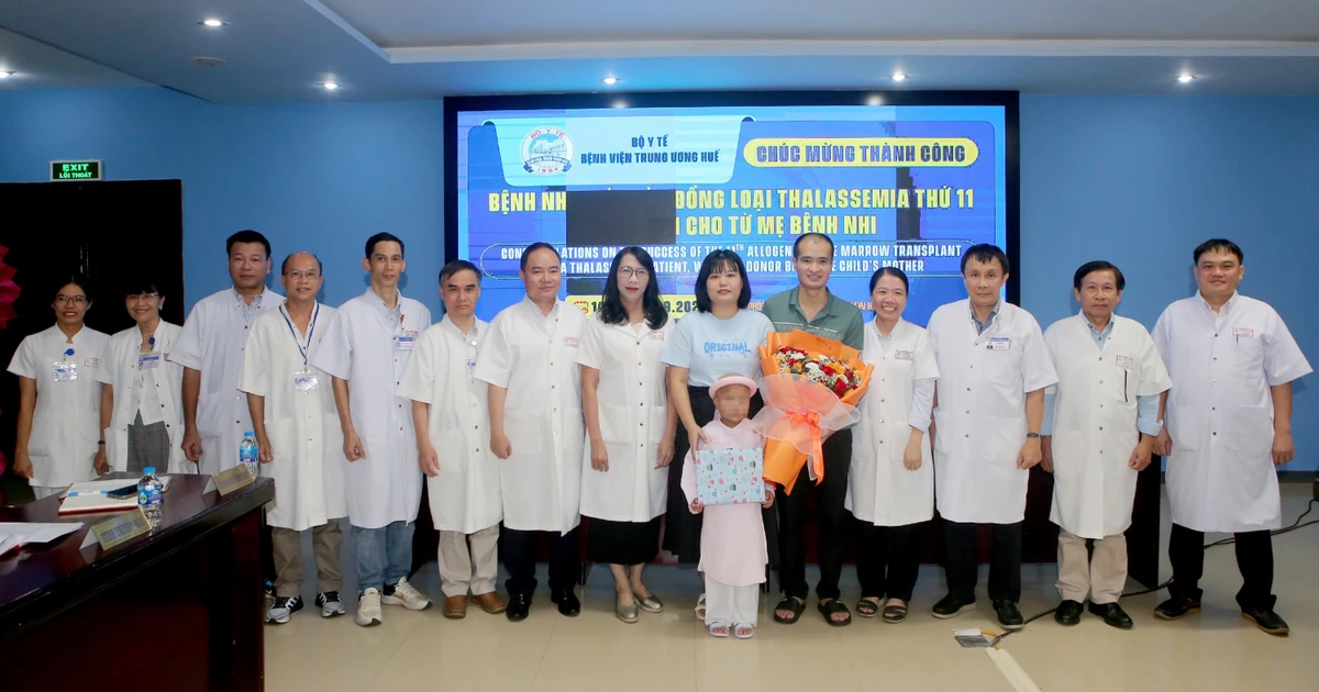 Ghép tủy thành công từ mẹ cho bệnh nhân Thalassemia bất đồng nhóm máu