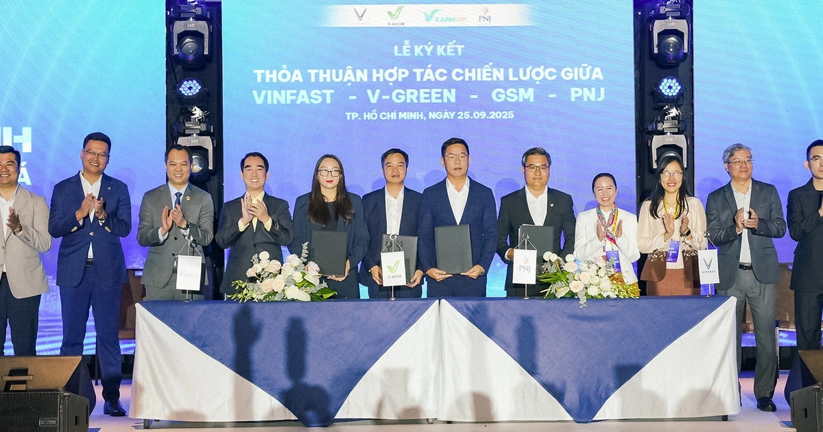 PNJ hợp tác cùng Vinfast, GSM, V-Green thúc đẩy giao thông xanh