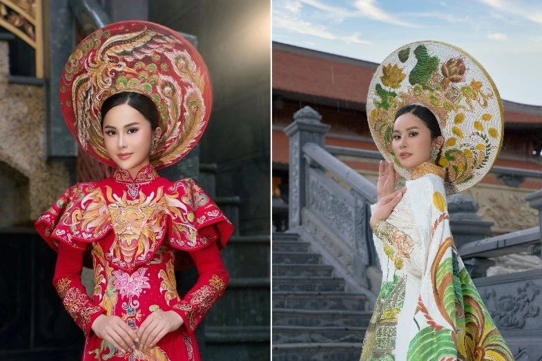 View - Lê Tuyền đẹp lộng lẫy với áo dài của NTK Tommy Nguyễn | Báo Tri thức và Cuộc sống - TIN TỨC PHỔ BIẾN KIẾN THỨC 24H