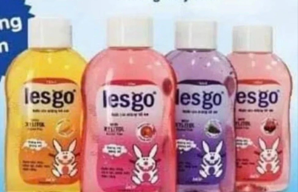 Lô sản phẩm Nước súc miệng Lesgo trẻ em – chai 150 ml bị thu hồi toàn quốc