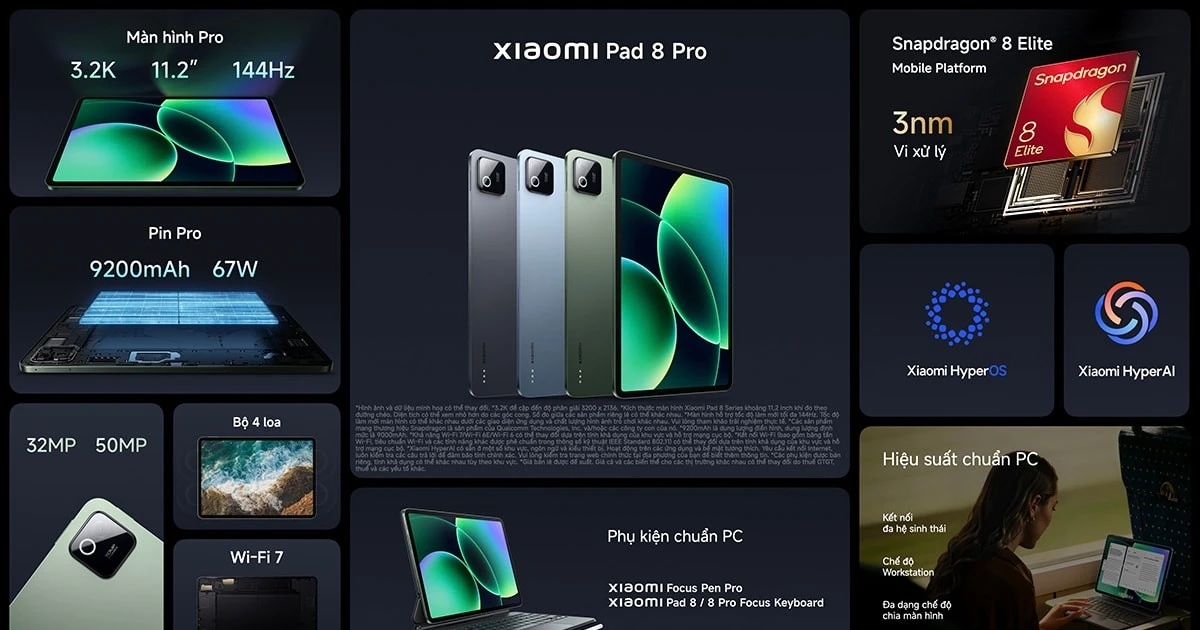 View - Bất ngời với Xiaomi Pad 8 giá ngang iPad thường, ngon như iPad Pro | Báo Tri thức và Cuộc sống - TIN TỨC PHỔ BIẾN KIẾN THỨC 24H