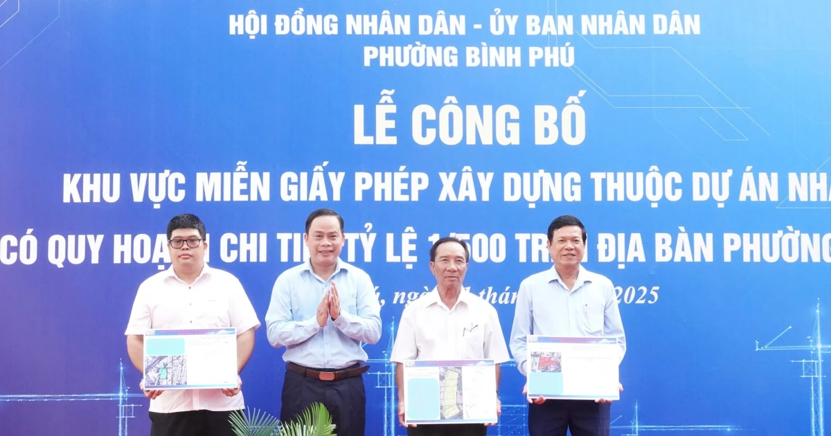 TPHCM: Phường Bình Phú công bố 3 khu vực được miễn giấy phép xây dựng