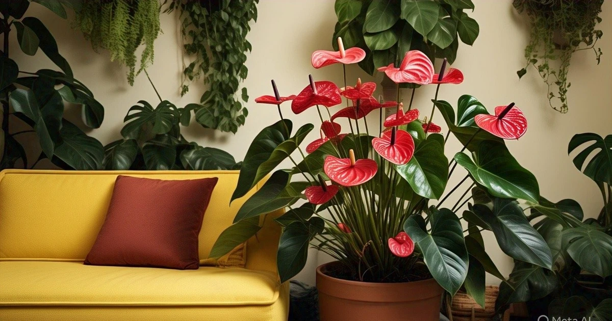 View - Trồng hoa đỏ trong phòng khách, phú quý không mời cũng đến | Báo Tri thức và Cuộc sống - TIN TỨC PHỔ BIẾN KIẾN THỨC 24H