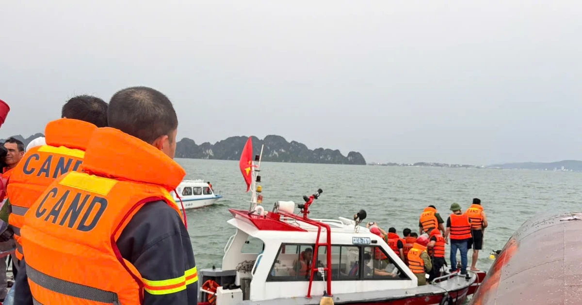Vụ lật tàu du lịch tại vịnh Hạ Long: Thủ tướng chỉ đạo khẩn trương cứu nạn