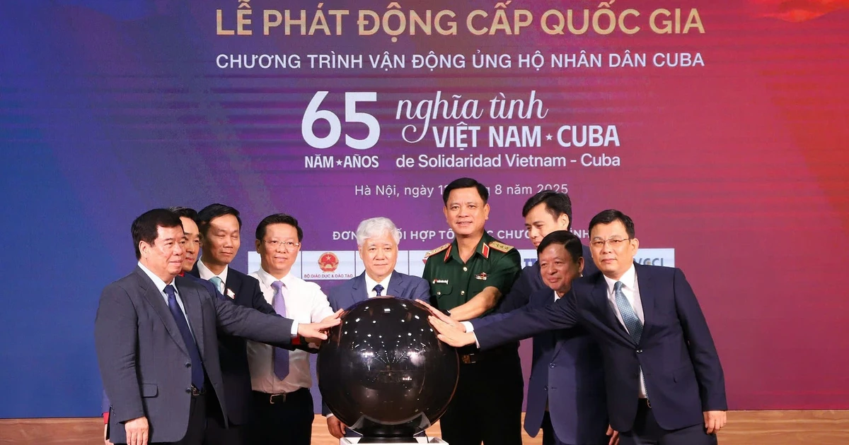Gallery - Phát động 65 ngày hướng về nhân dân Cuba | Báo Tri thức và Cuộc sống - TIN TỨC PHỔ BIẾN KIẾN THỨC 24H