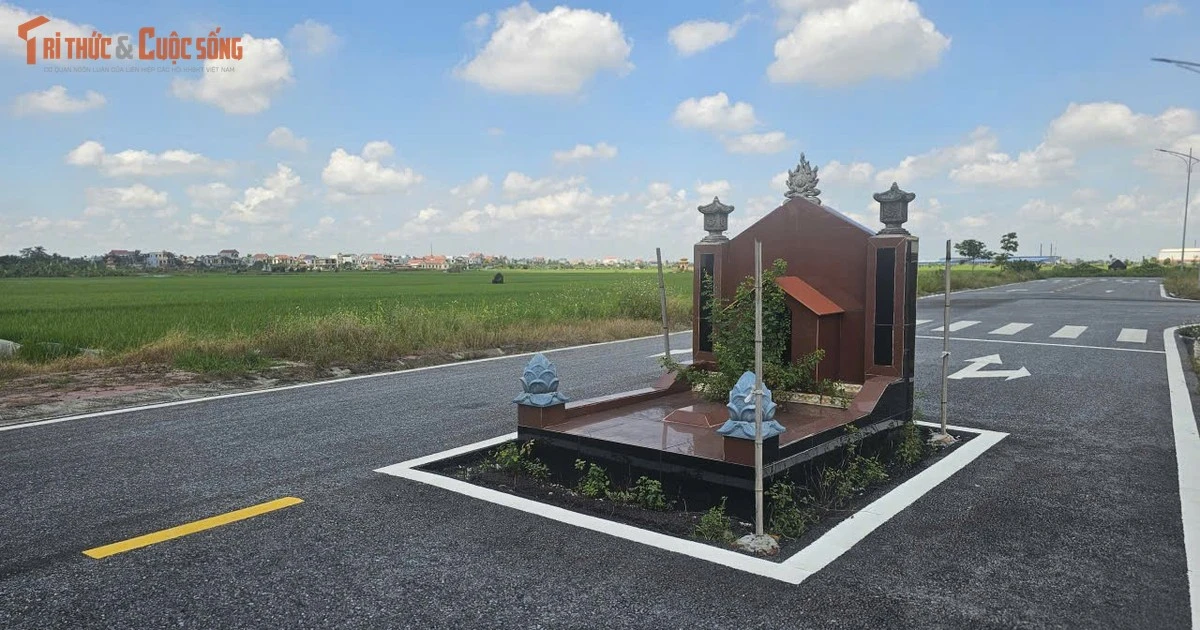 Diễn biến mới vụ ngôi mộ nằm giữa đường khu dân cư ở Hải Phòng