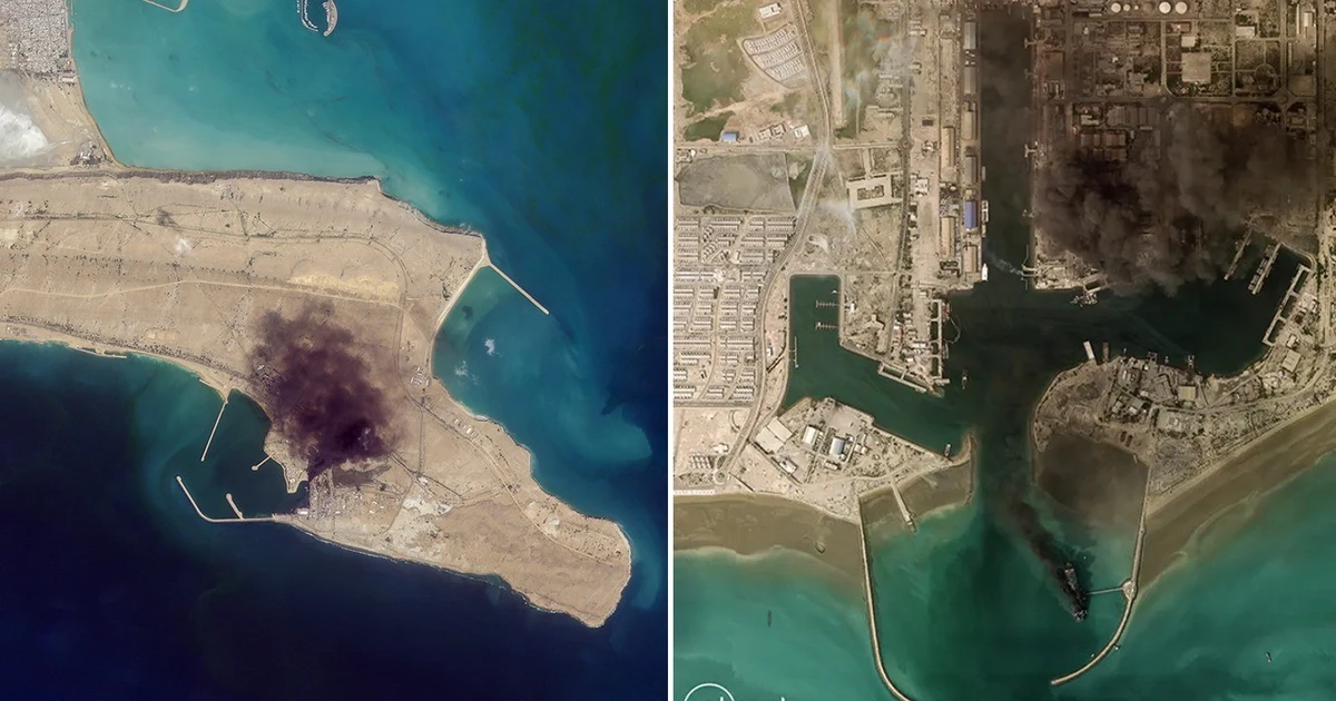 View - Ảnh tên lửa Iran tàn phá căn cứ không quân Mỹ lớn nhất ở nước ngoài | Báo Tri thức và Cuộc sống - TIN TỨC PHỔ BIẾN KIẾN THỨC 24H