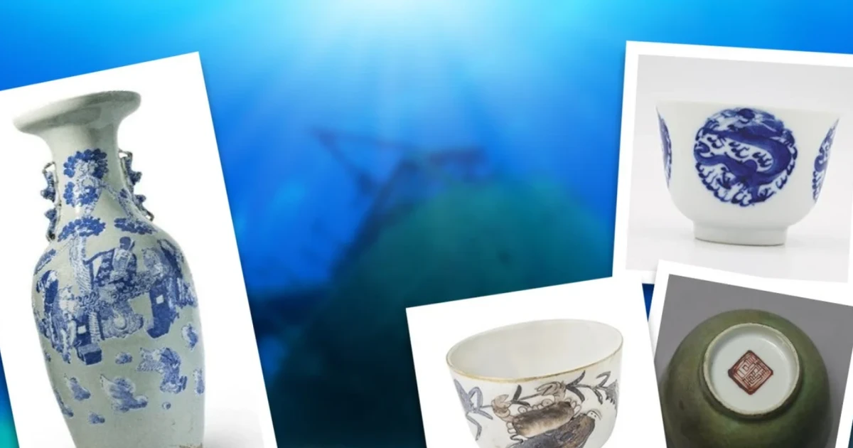 Phát hiện hơn 600 hiện vật trong xác tàu cổ dưới sông Dương Tử