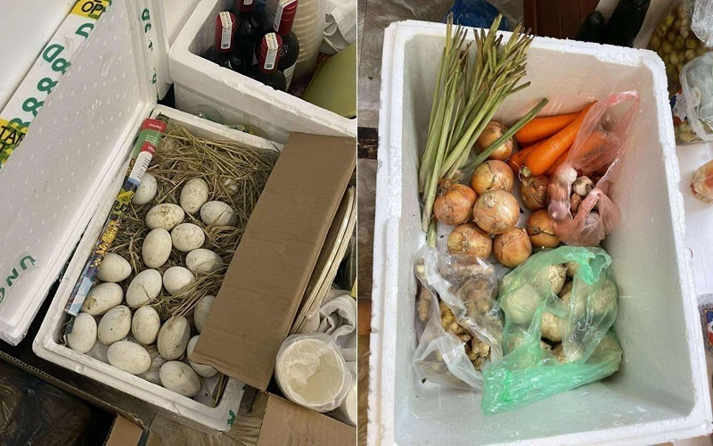 Kéo cả “siêu thị mini” đi biển, gia đình Hà Nội gây sốt khi đến Sầm Sơn