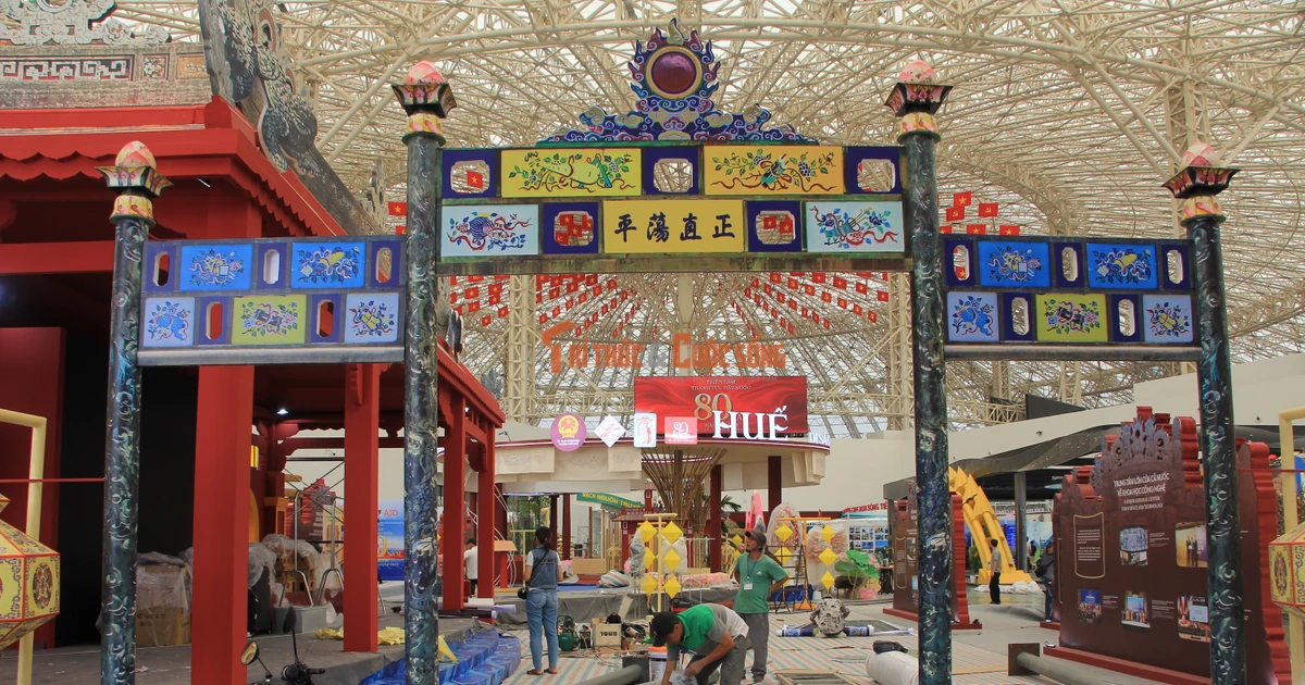 Triển lãm thành tựu đất nước với gian hàng đậm nét đặc trưng