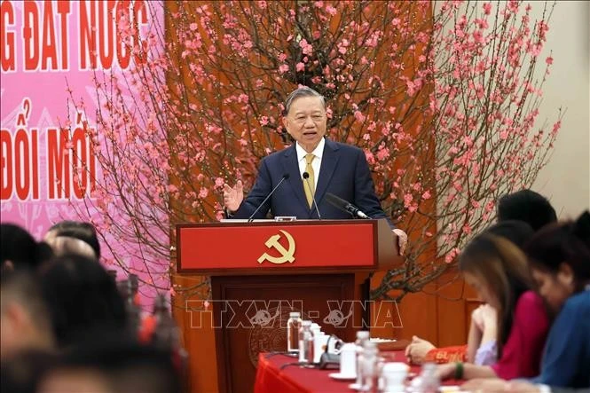 View - Tổng Bí thư Tô Lâm: Kiều bào chung tay xây dựng đất nước ngày càng phồn vinh, hạnh phúc | Báo Tri thức và Cuộc sống - TIN TỨC PHỔ BIẾN KIẾN THỨC 24H