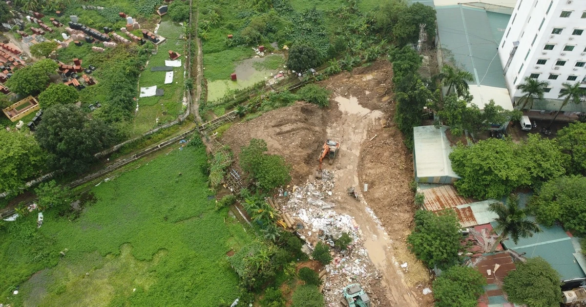 Gallery - Bãi đổ thải, VLXD trái phép ở Xuân Phương xử lý ra sao? | Báo Tri thức và Cuộc sống - TIN TỨC PHỔ BIẾN KIẾN THỨC 24H