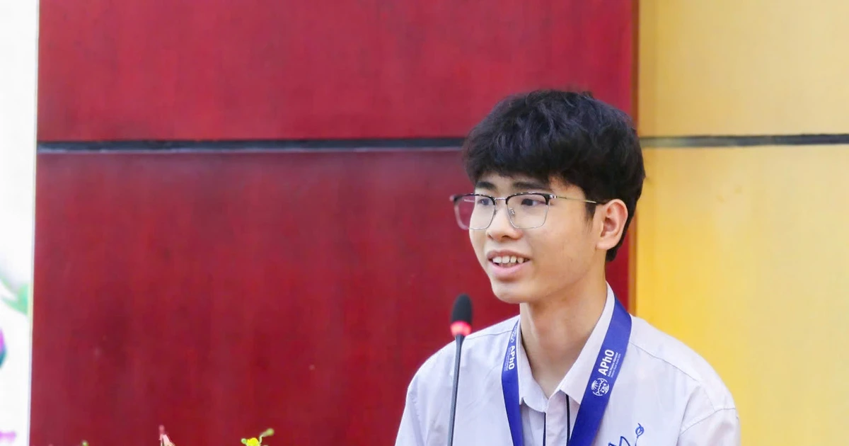 View - Chân dung chủ nhân HCV Olympic Vật lý châu Á lần thứ 25 | Báo Tri thức và Cuộc sống - TIN TỨC PHỔ BIẾN KIẾN THỨC 24H