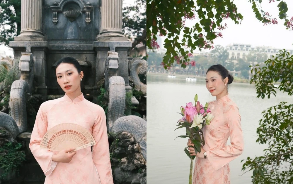 View - Hoa khôi bóng chuyền Nguyệt Anh diện áo dài rất xinh đẹp chào đón năm mới | Báo Tri thức và Cuộc sống - TIN TỨC PHỔ BIẾN KIẾN THỨC 24H