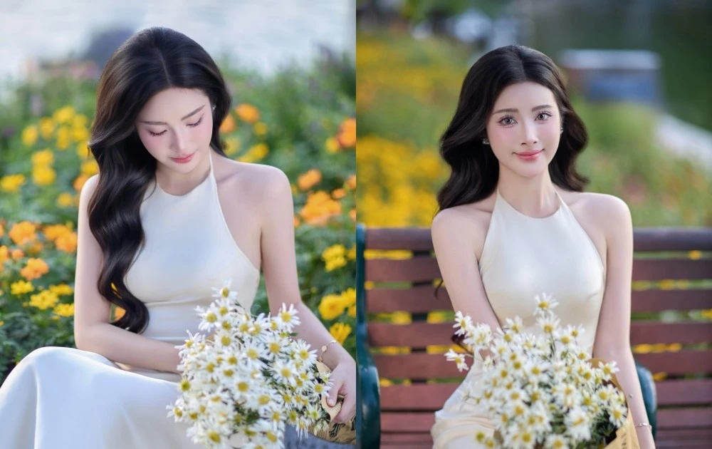 View - Hoa khôi Thanh lịch Hà Nội 2025 khoe dáng dịu dàng bên cúc họa mi | Báo Tri thức và Cuộc sống - TIN TỨC PHỔ BIẾN KIẾN THỨC 24H