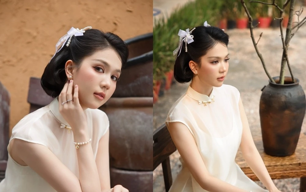 View - “Nữ hoàng nội y” Ngọc Trinh dịu dàng lạ thường trong áo dài cách tân | Báo Tri thức và Cuộc sống - TIN TỨC PHỔ BIẾN KIẾN THỨC 24H