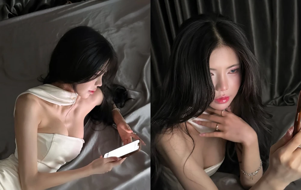 Mai Dora gây sốt với loạt ảnh tạo dáng quyến rũ trên giường