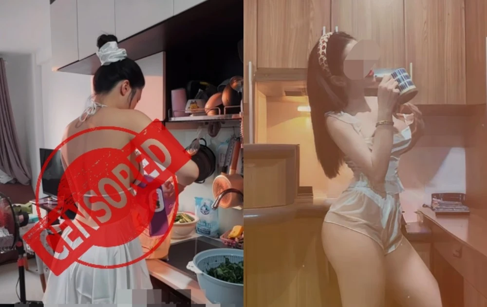 View - "Đổi gió" vào bếp nấu ăn, nữ gymer gây bức xúc vì trang phục gợi cảm | Báo Tri thức và Cuộc sống - TIN TỨC PHỔ BIẾN KIẾN THỨC 24H
