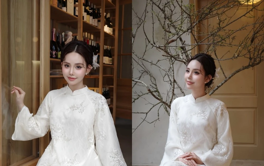 View - Hot girl Chu Mạc Thúy Quỳnh hóa nàng thơ dịu dàng trong tà áo dài trắng | Báo Tri thức và Cuộc sống - TIN TỨC PHỔ BIẾN KIẾN THỨC 24H