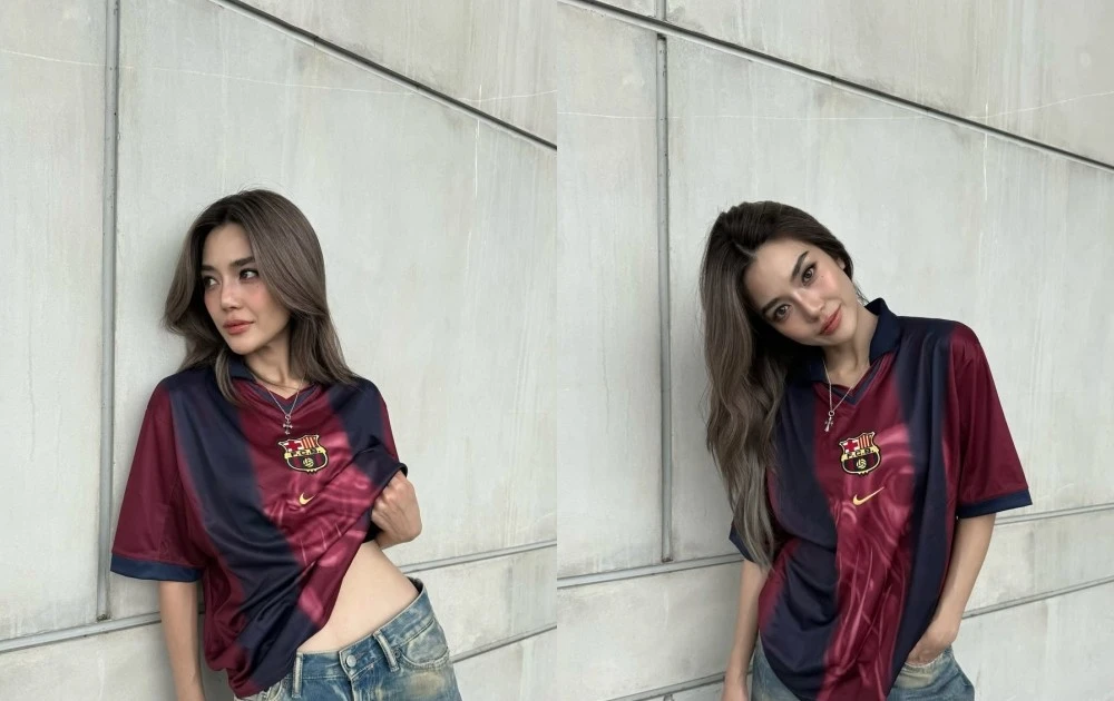 View - "Ngọc nữ showbiz Thái" diện áo đấu CLB Barcelona khoe vóc dáng cực đỉnh | Báo Tri thức và Cuộc sống - TIN TỨC PHỔ BIẾN KIẾN THỨC 24H