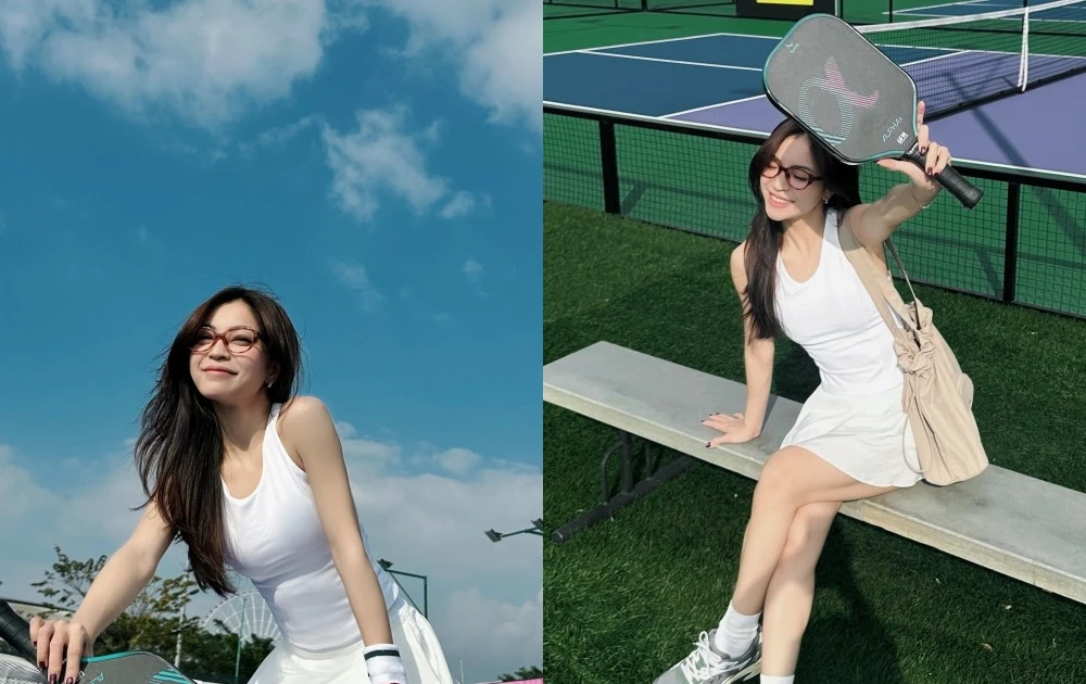 View - 'Hot girl xứ Quảng' Nhật Lê 'trắng phát sáng' trên sân pickleball | Báo Tri thức và Cuộc sống - TIN TỨC PHỔ BIẾN KIẾN THỨC 24H