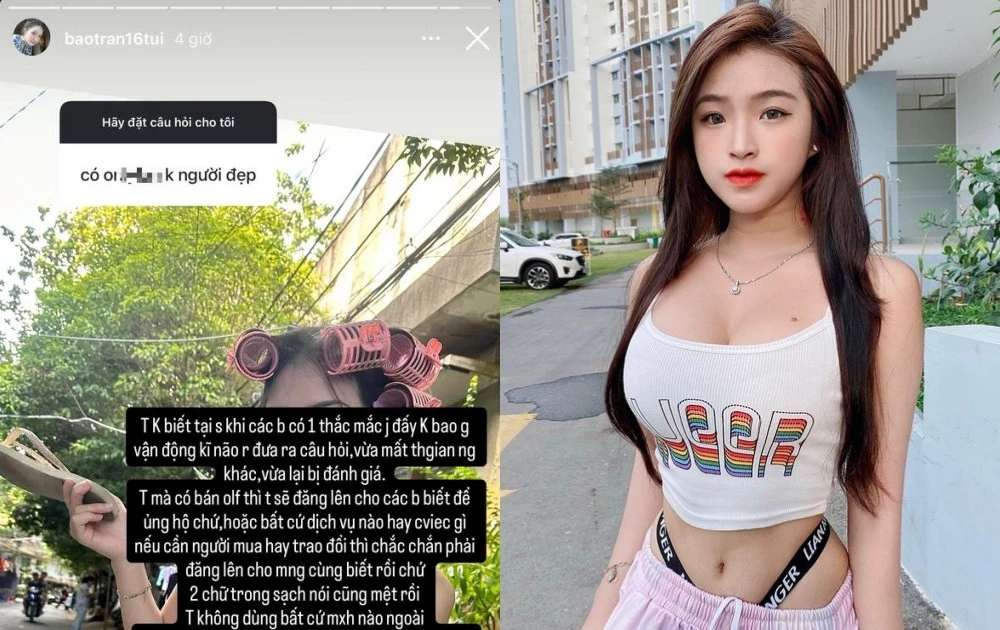 View - Bị hỏi thẳng chuyện bán hình nhạy cảm, hot girl Bảo Trân 'thở dài' | Báo Tri thức và Cuộc sống - TIN TỨC PHỔ BIẾN KIẾN THỨC 24H