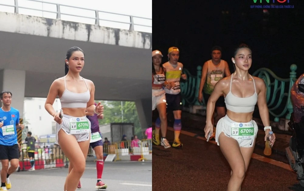 View - 'Bê' outfit từ phòng tập gym ra đường chạy marathon, gái xinh gây chú ý | Báo Tri thức và Cuộc sống - TIN TỨC PHỔ BIẾN KIẾN THỨC 24H