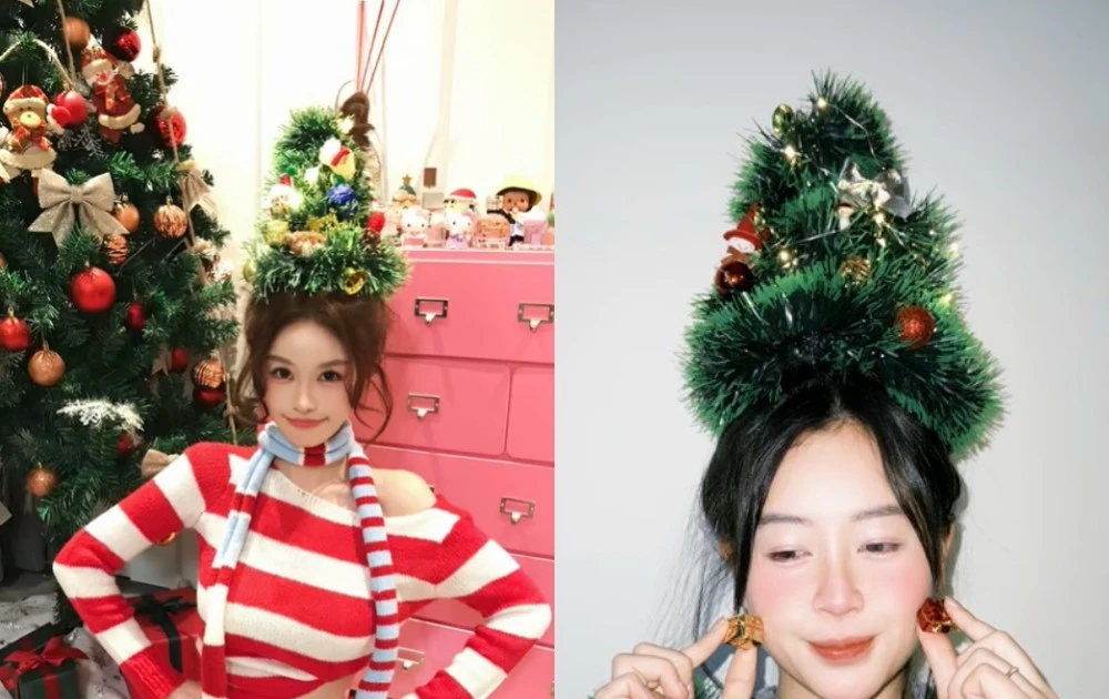 View - Trend buộc tóc cây thông Noel gây sốt mùa Giáng sinh 2025 | Báo Tri thức và Cuộc sống - TIN TỨC PHỔ BIẾN KIẾN THỨC 24H