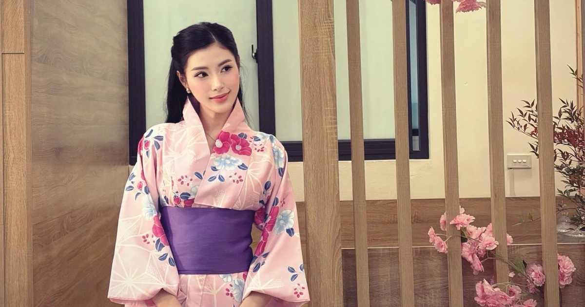 View - Cựu Hoa khôi bóng chuyền Đặng Thu Huyền rạng rỡ trong trang phục Kimono | Báo Tri thức và Cuộc sống - TIN TỨC PHỔ BIẾN KIẾN THỨC 24H