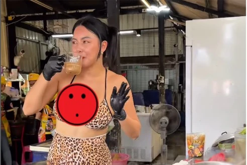 View - Mặc gợi cảm để hút khách, chủ quán ăn nhận đủ ý kiến | Báo Tri thức và Cuộc sống - TIN TỨC PHỔ BIẾN KIẾN THỨC 24H