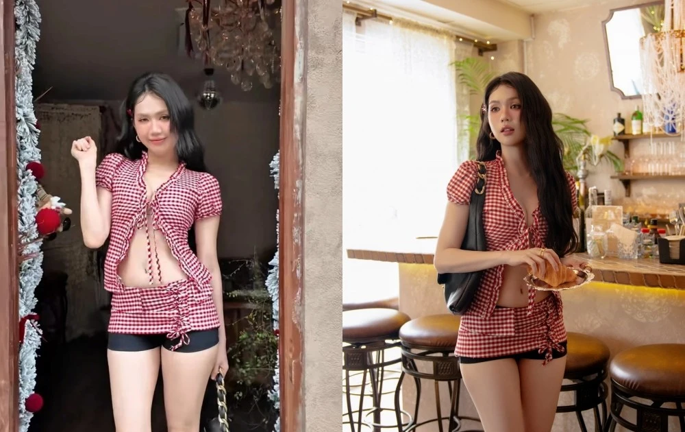 View - Ngọc Trinh 'đốt mắt' với mốt không nội y, diện áo buộc dây khoe chân ngực | Báo Tri thức và Cuộc sống - TIN TỨC PHỔ BIẾN KIẾN THỨC 24H