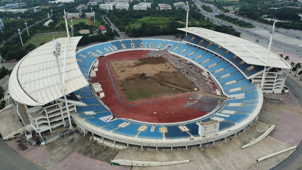 View - 'Chảo lửa' Mỹ Đình 'lật cỏ', hứa hẹn diện mạo mới | Báo Tri thức và Cuộc sống - TIN TỨC PHỔ BIẾN KIẾN THỨC 24H