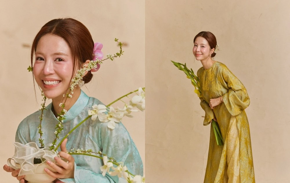 View - Mẫn Tiên diện áo dài đón Tết, khoe vẻ đẹp dịu dàng giữa sắc xuân truyền thống | Báo Tri thức và Cuộc sống - TIN TỨC PHỔ BIẾN KIẾN THỨC 24H