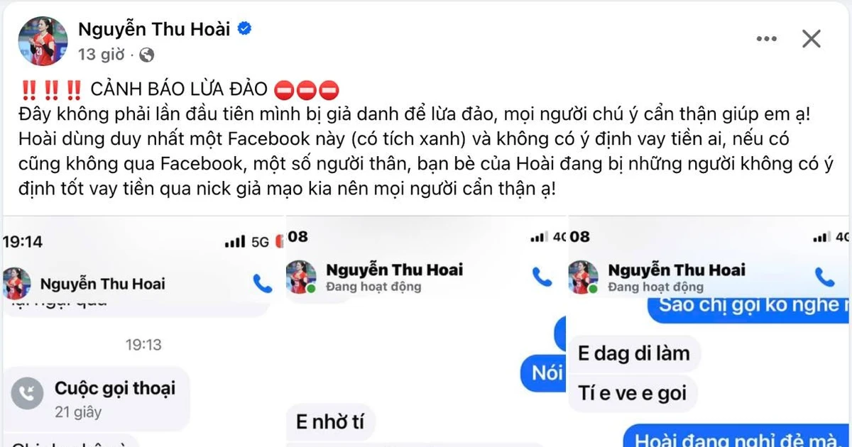 View - VĐV bóng chuyền Nguyễn Thu Hoài lên tiếng cảnh báo vì bị giả mạo | Báo Tri thức và Cuộc sống - TIN TỨC PHỔ BIẾN KIẾN THỨC 24H