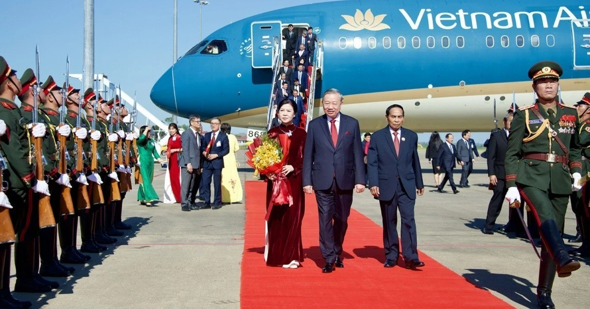 View - Tổng Bí thư Tô Lâm tới Vientiane, bắt đầu các hoạt động thăm cấp Nhà nước Lào | Báo Tri thức và Cuộc sống - TIN TỨC PHỔ BIẾN KIẾN THỨC 24H
