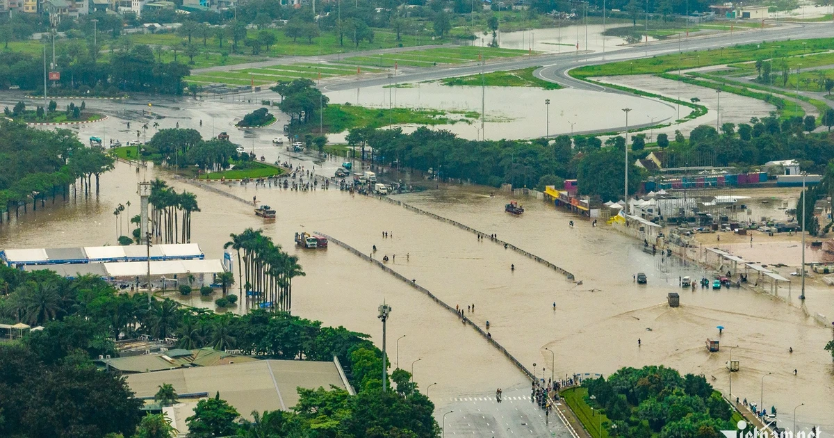 View - Mênh mông sóng nước trên Quảng trường Mỹ Đình | Báo Tri thức và Cuộc sống - TIN TỨC PHỔ BIẾN KIẾN THỨC 24H