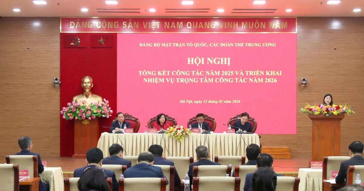 View - Hội nghị tổng kết công tác 2025 và kế hoạch trọng tâm 2026 của Đảng bộ Mặt trận Tổ quốc | Báo Tri thức và Cuộc sống - TIN TỨC PHỔ BIẾN KIẾN THỨC 24H