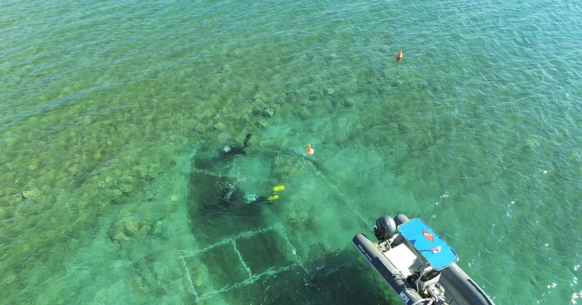 Bất ngờ tìm thấy xác tàu đắm La Mã được bảo quản cực tốt