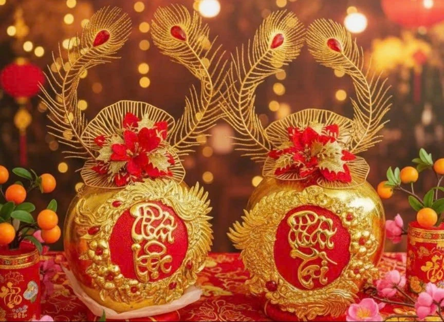 View - Dừa dát vàng tiền triệu hút khách dịp Tết Bính Ngọ 2026 | Báo Tri thức và Cuộc sống - TIN TỨC PHỔ BIẾN KIẾN THỨC 24H