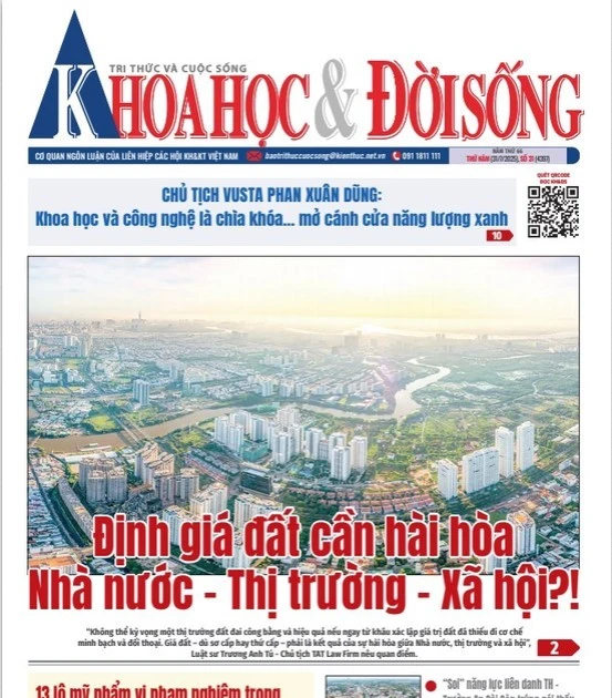 View - KHOA HỌC VÀ ĐỜI SỐNG SỐ 31 - 31/7/2025 | Báo Tri thức và Cuộc sống - TIN TỨC PHỔ BIẾN KIẾN THỨC 24H