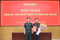 Bộ Chỉ huy Quân sự TP Huế có tân Chính uỷ