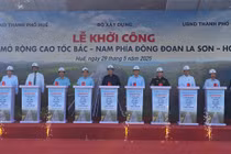 Khởi công mở rộng cao tốc đoạn La Sơn - Hòa Liên