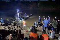 Đang tìm kiếm nạn nhân mất tích trên sông Sê Pôn